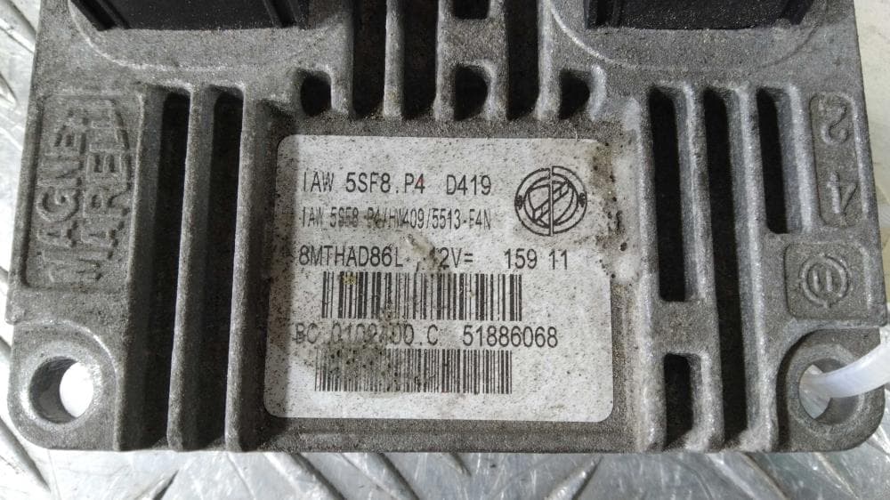 Блок управления двигателем к Fiat Panda 2 Рестайлинг (08-12)