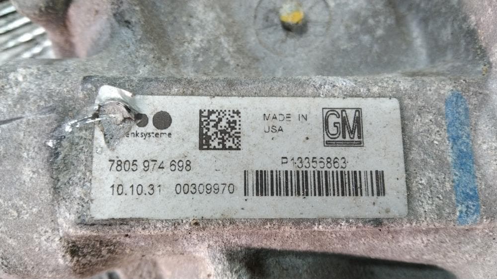 Рулевая рейка к Chevrolet Volt 1 (10-15)