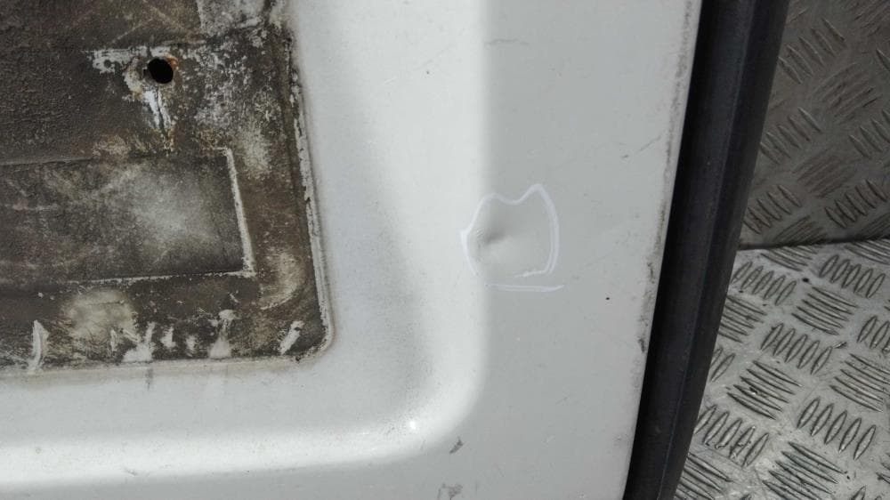 Дверь задняя распашная левая к Ford Tourneo Connect 1 (02-09)