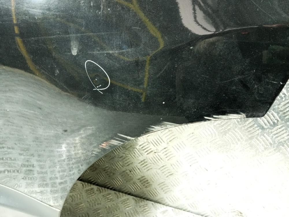 Дверь задняя левая к Nissan  Qashqai 1 (07-10)