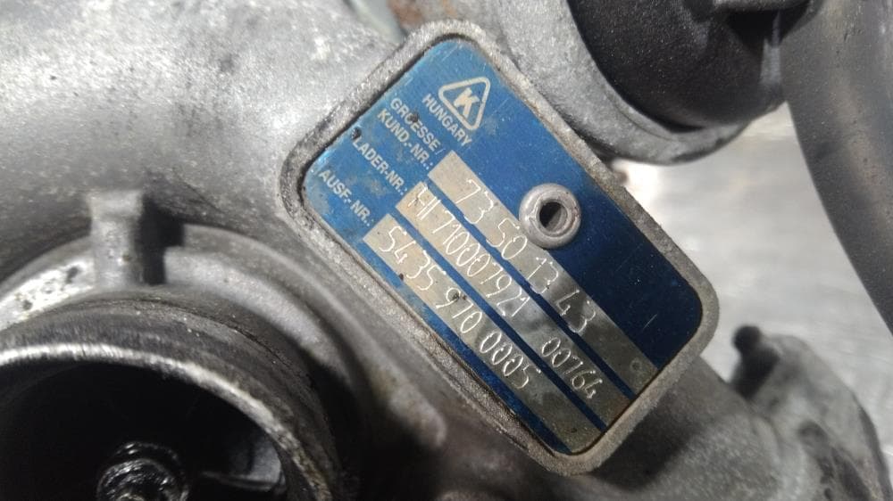 Турбина к Fiat Punto 2 Рестайлинг (03-10)