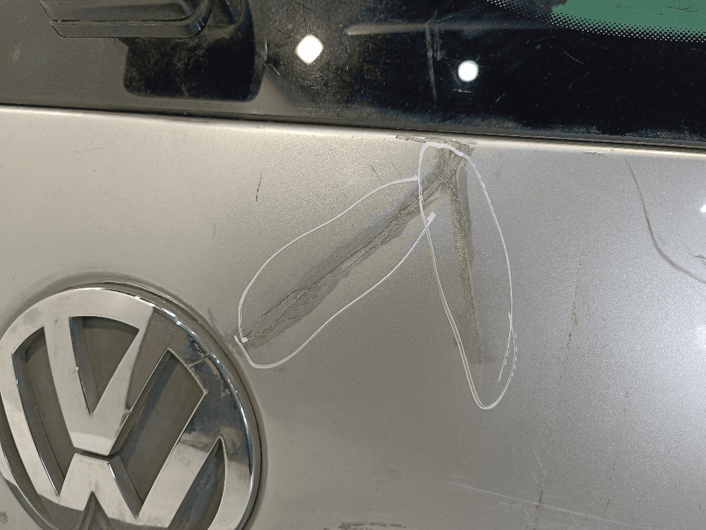 Крышка багажника (дверь 3-5) к Volkswagen Touareg 1 Рестайлинг (07-10)